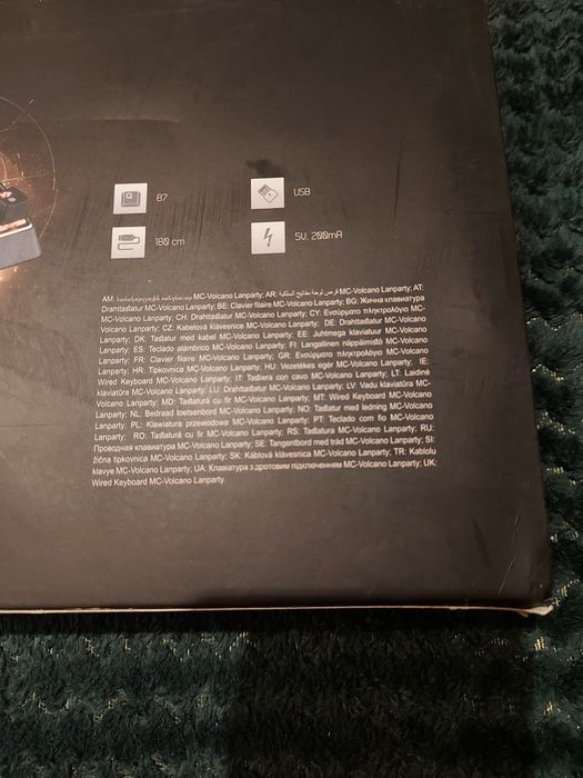 Klawiatura mechaniczna gamingowa Modecom Volcano