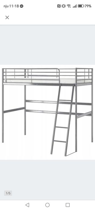 Antresola z biurkiem ikea