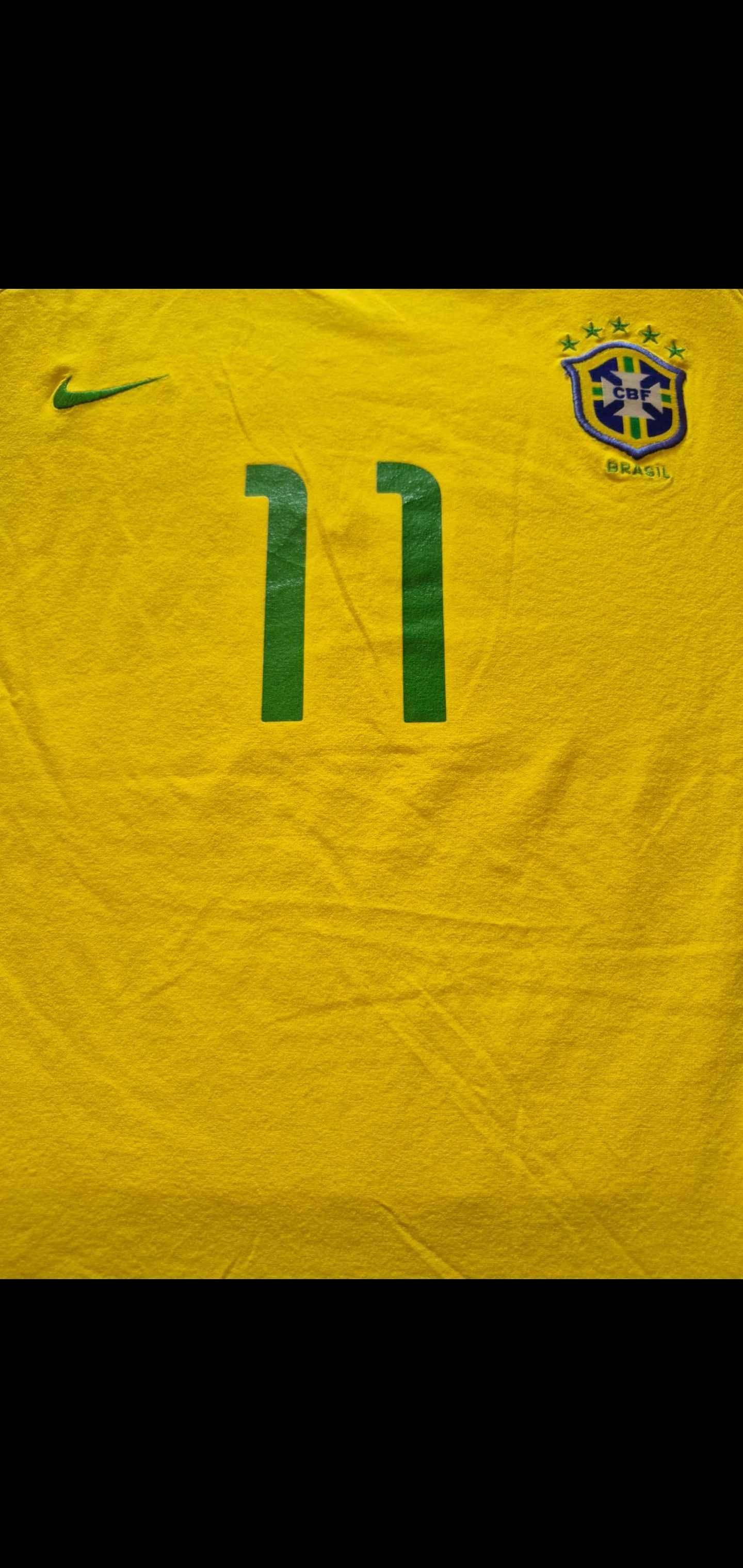 Koszulka meczowa Brazylia numer 11 Zé Roberto match worn 2003 Nike