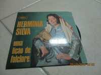 Disco Vinil EP Antigo Hermínia Silva Folclore