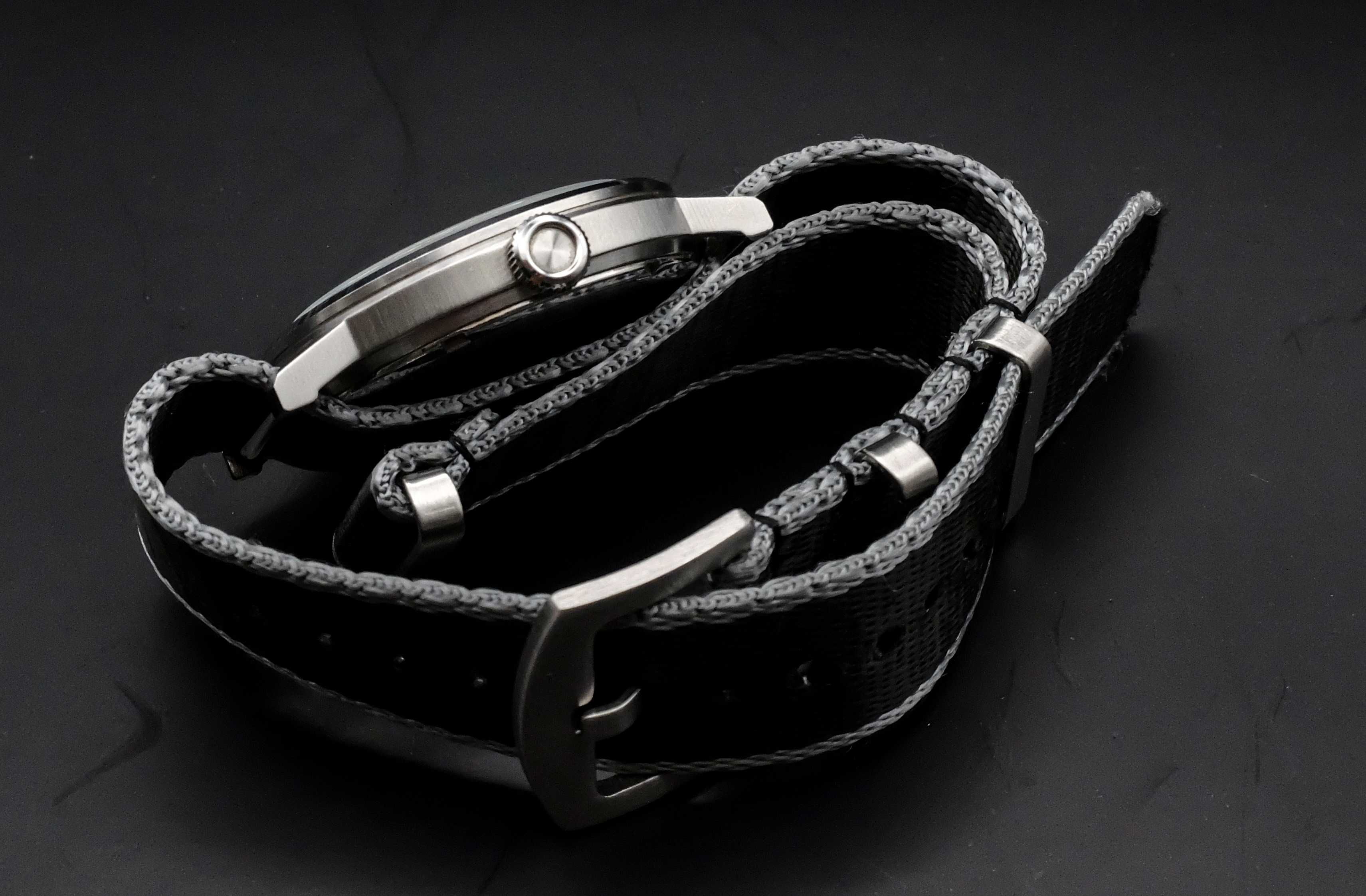 Citizen Military Black Dial NATO Strap Eco-Drive AW1620-21E 100m