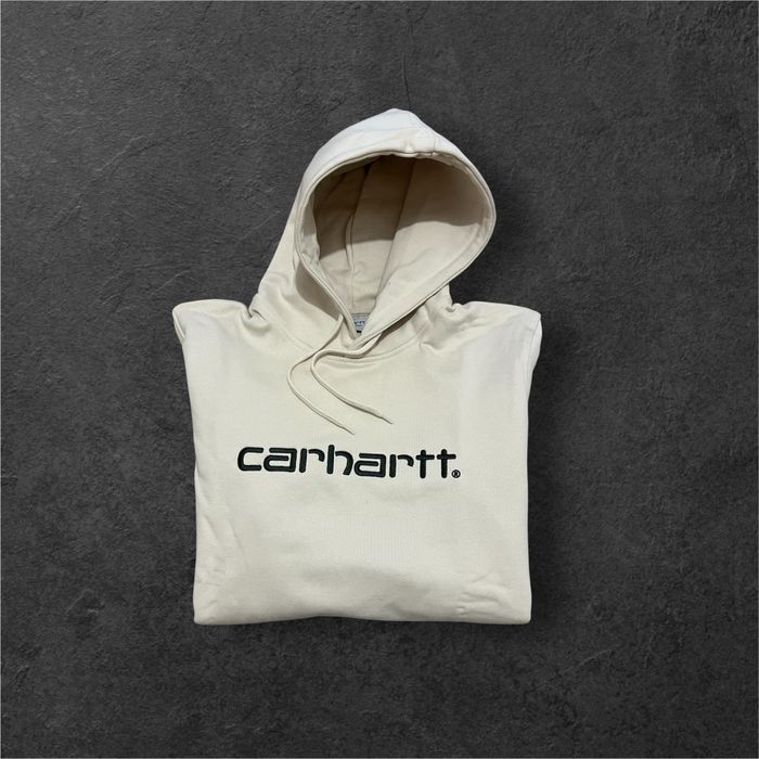 Sweat Carhartt Branca e Preta de Algodao Tamanho M