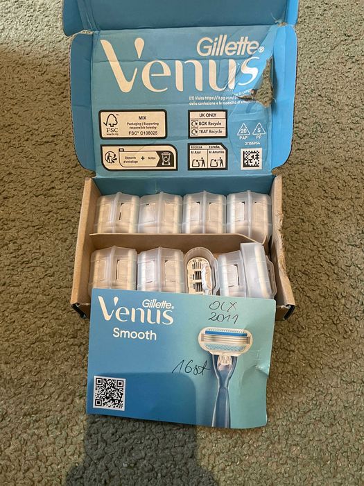 Gillette Venus Smooth wkłądy ostrza wymienne 16szt 2011
