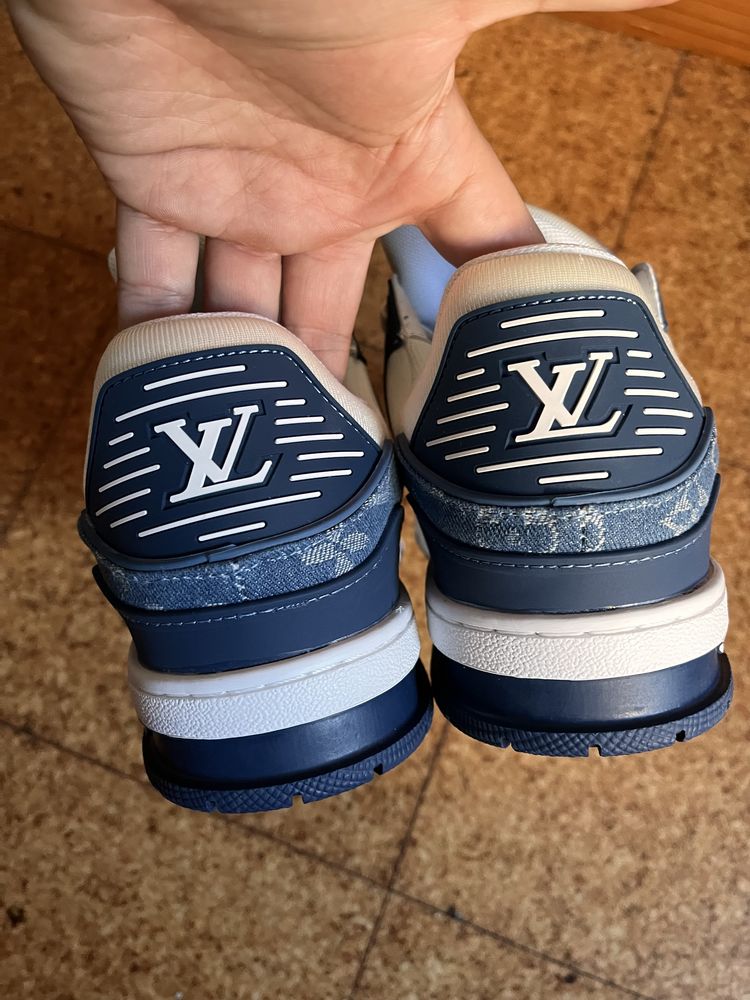 LV Trainer Denim Blue