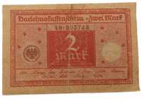 Stary Banknot kolekcjonerski Niemcy 2 marki 1920