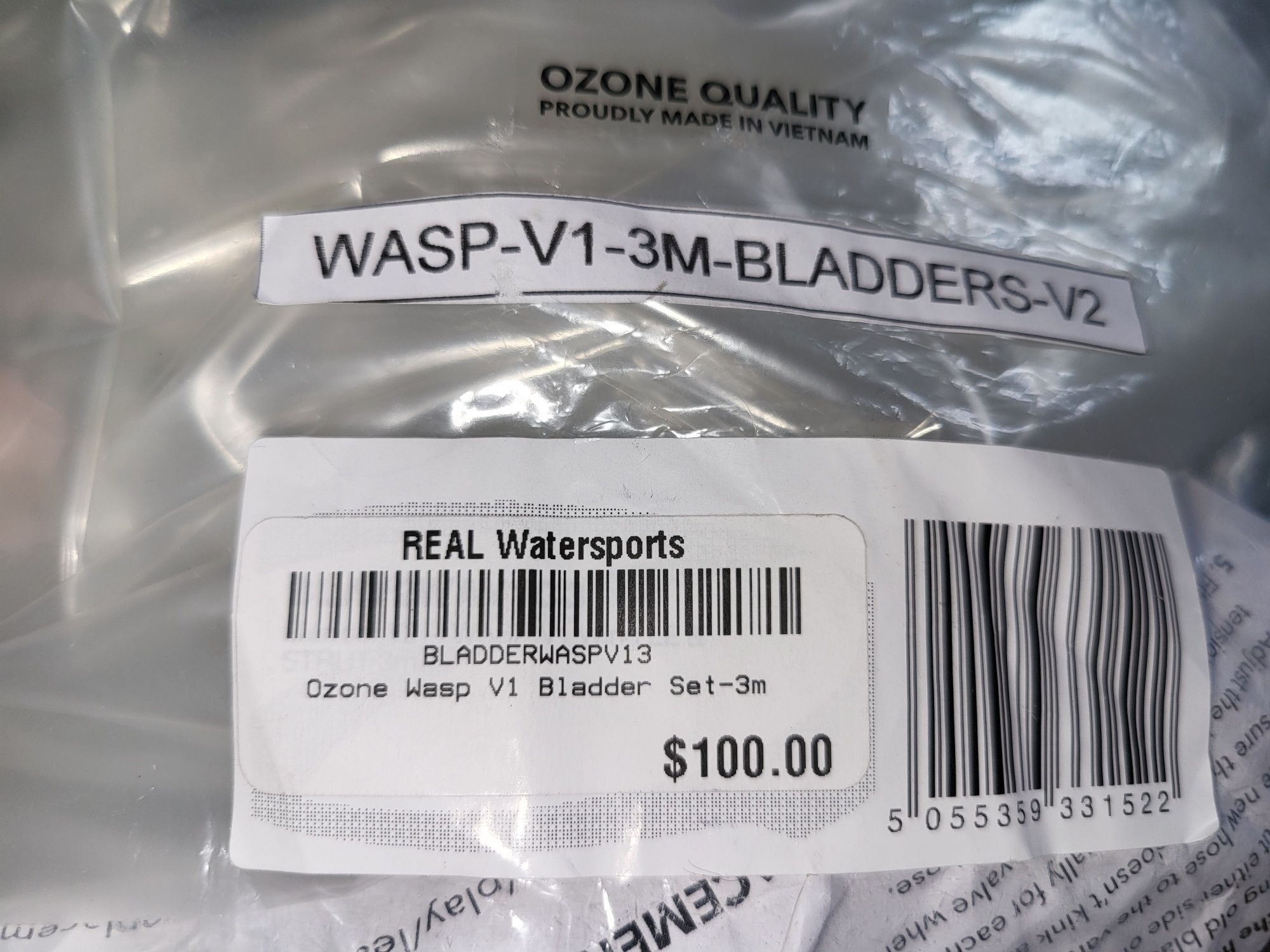 Wing Вінг Ozone Wasp 3m комплект балонів