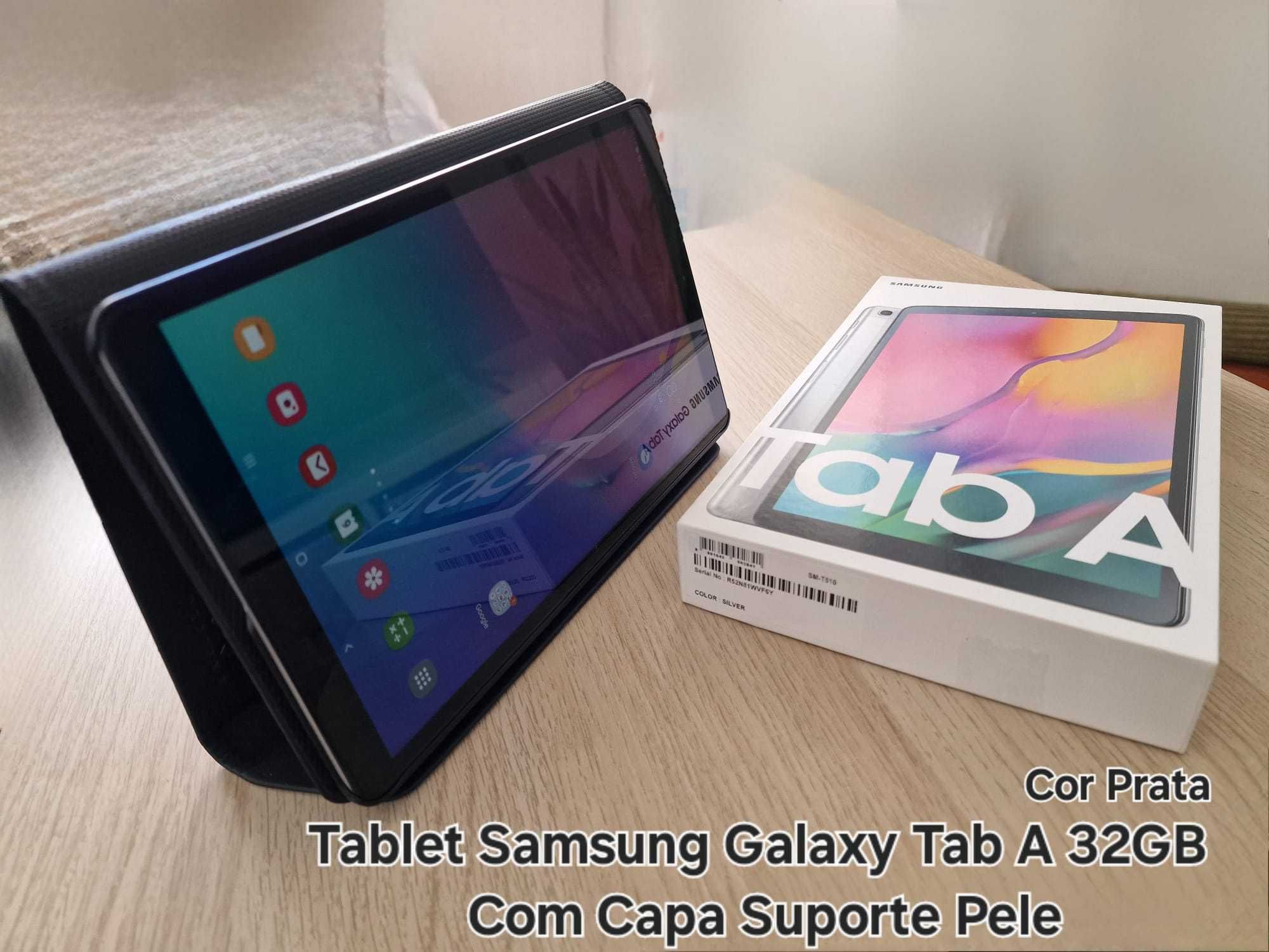 Tablet SAMSUNG Galaxy Tab A 32GB 10.1" Prata COM  CAPA EM PELE