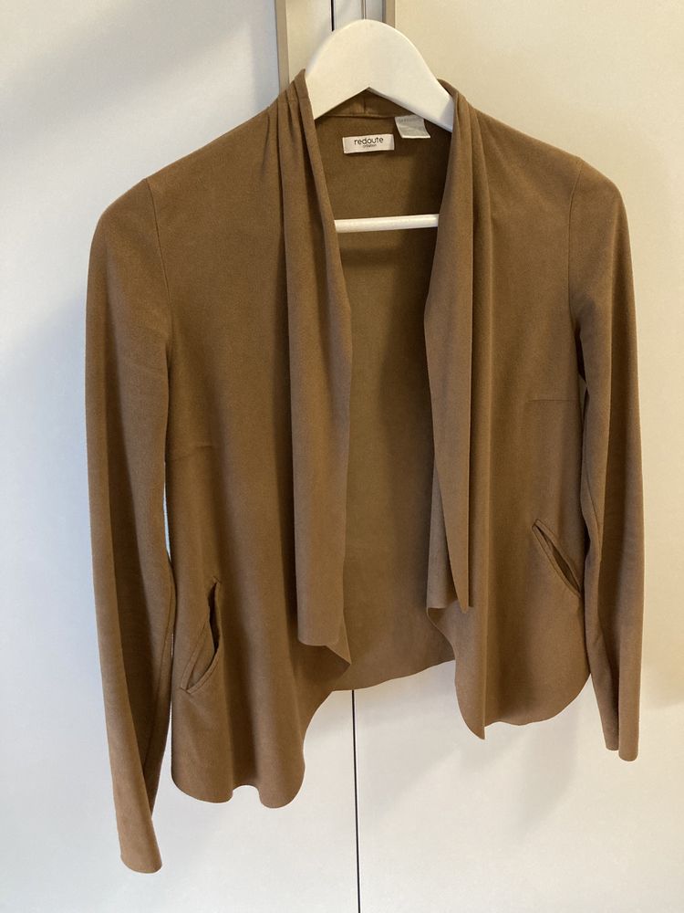 Cardigan pele pêssego castanho La Redoute