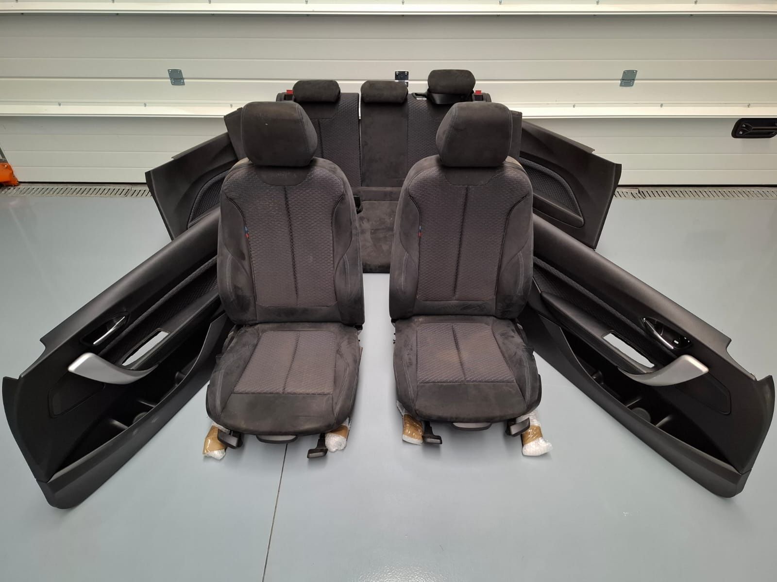 Bancos packm em alcantra bmw serie 1 f21