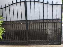 Portão de ferro galvenizado