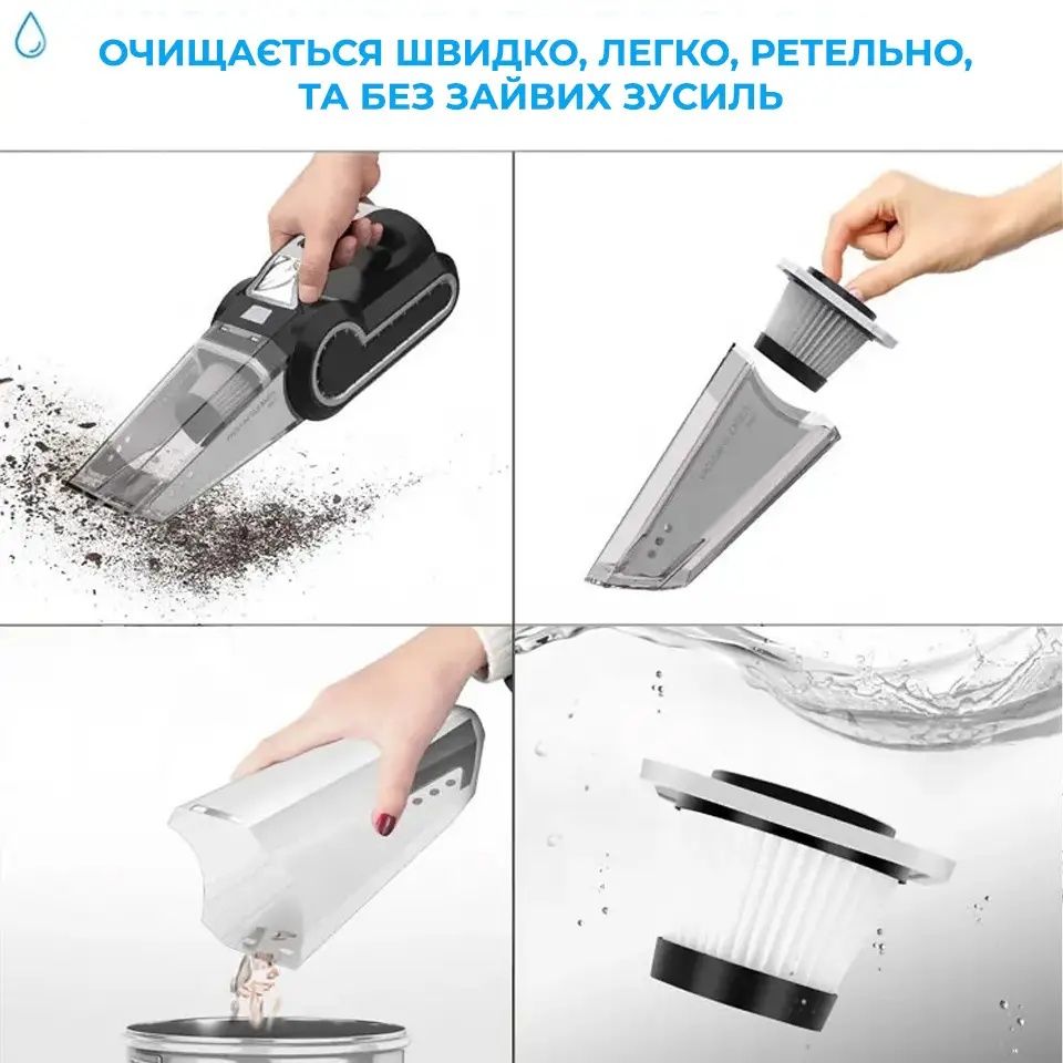 Авто Компрессор + пылесос 12В Vacuum Cleaner LY-8801