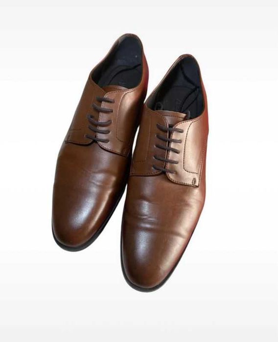 Stylowe męskie buty wizytowe pantofle skórzane Zara rozmiar 44 casual.