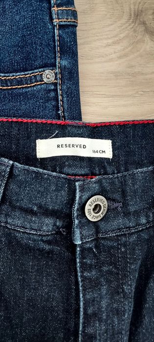 Spodnie chłopięce jeansowe 164, Smyk