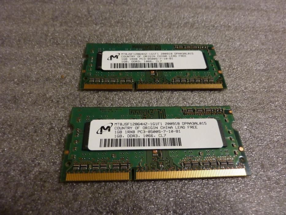 DDR3 2GB - 2x1 Apple