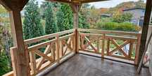 Balustrada drewniana 9x9-10×10