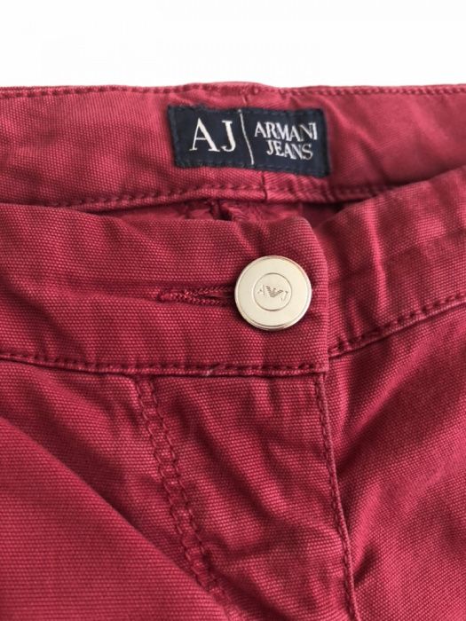 ARMANI JEANS damskie spodnie chinosy S (27 it40) kolekcja jesień zima