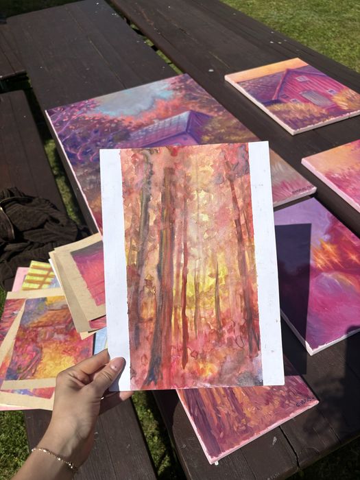 Prace plenerowe z Polanicy Zdrój