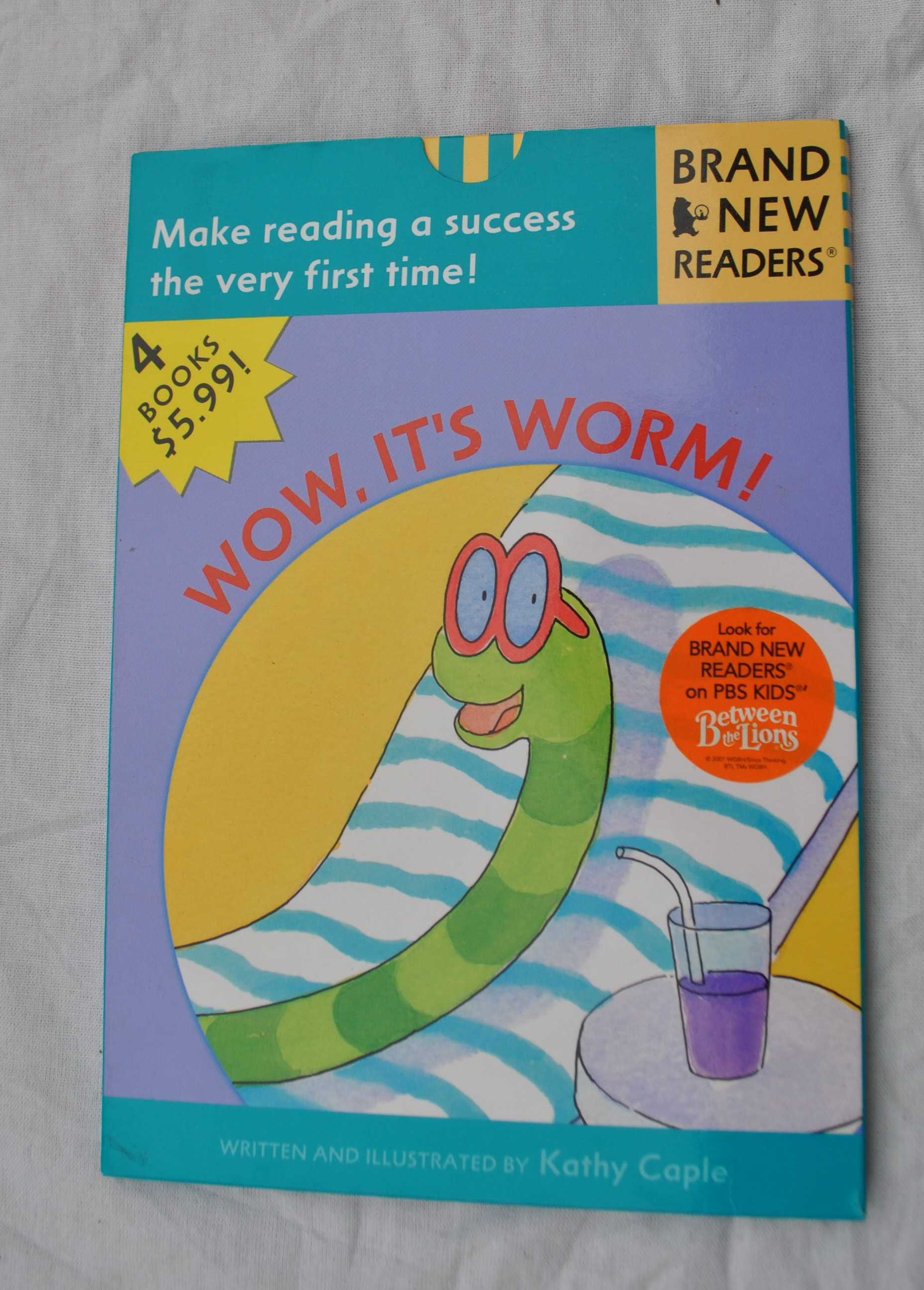 Brand New Readers - Wow, It's Worm! książeczki do angielskiego