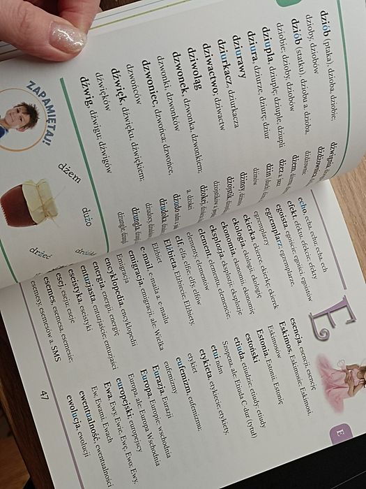 Słownik ortograficzny dla uczniów szkoły podstawowej