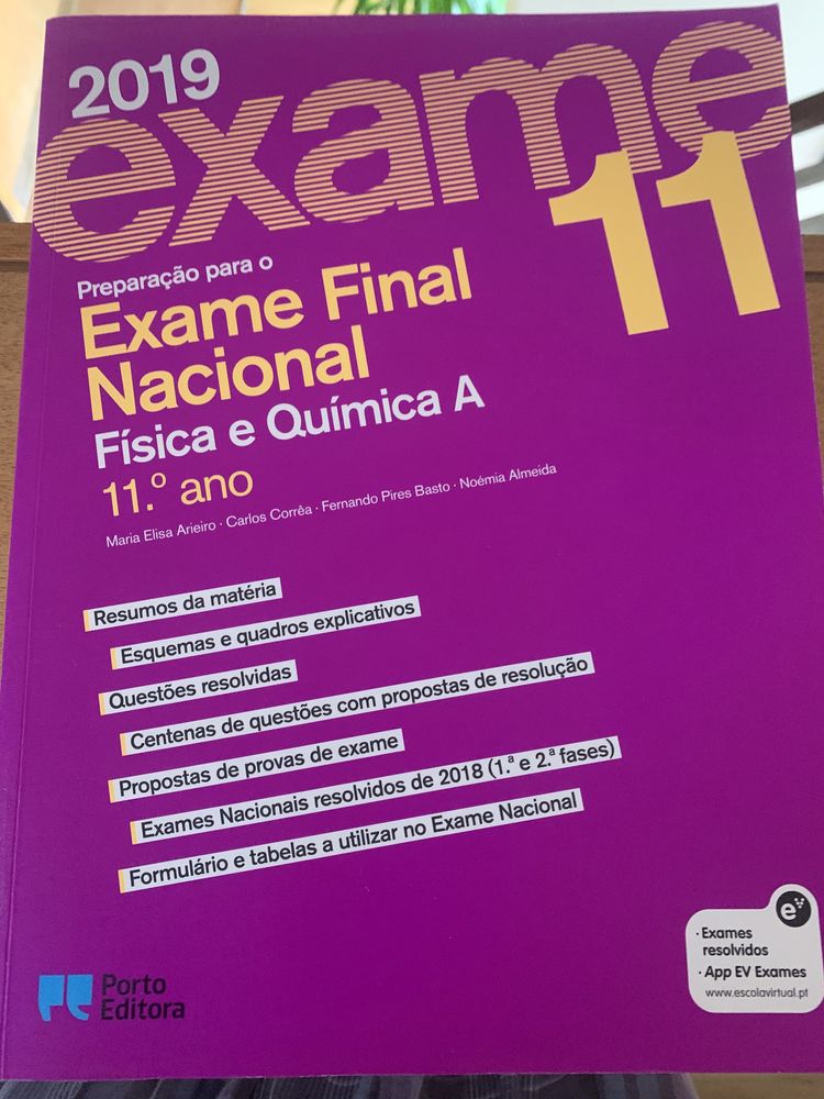 Exames para física 11 ano