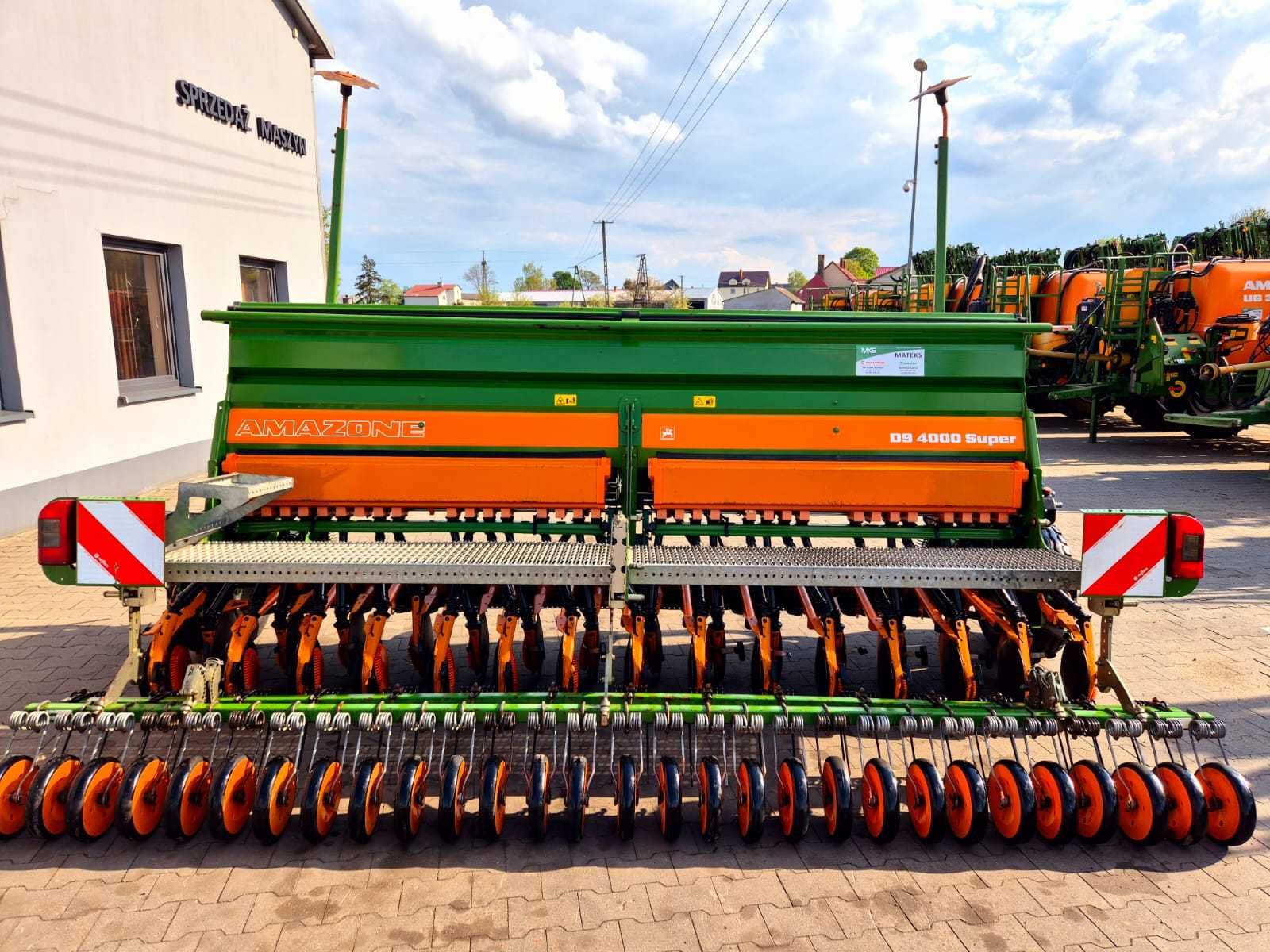 Siewnik Amazone D9 4000 Super RoTec talerzowy + kółka 2014r Znaczniki