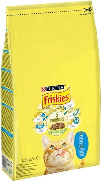 Purina Friskies для котів 10 кг та 1.5 кг