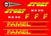 Kit autocolantes zundapp famel sport ks 50