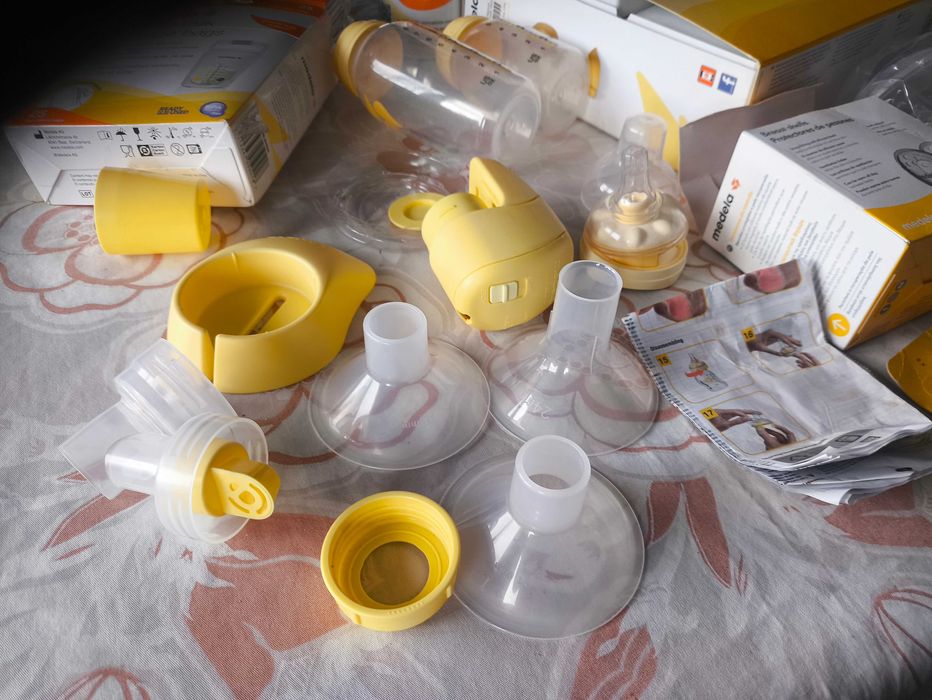 Bomba Medela Mini Electric+40 sacos+válvulas e membranas+Biberão Calma