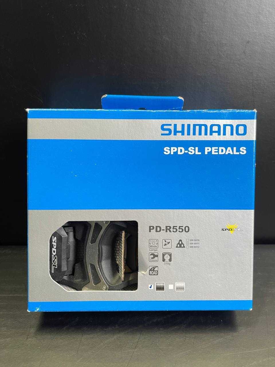 Шоссейні контактні педалі Shimano PD-RS500; PD-R550