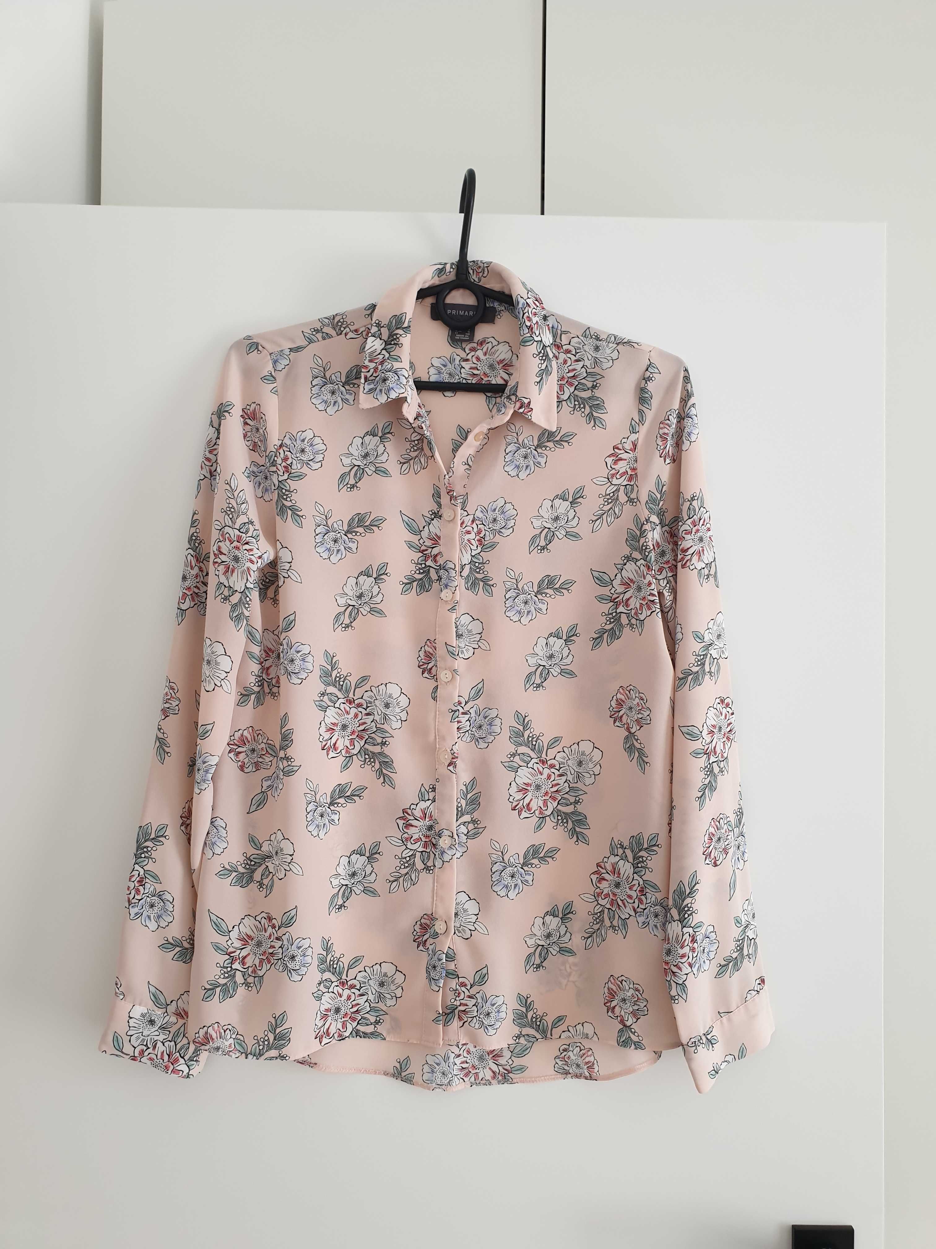 Bluzka koszula Primark w kwiaty, rozmiar 36, NOWA