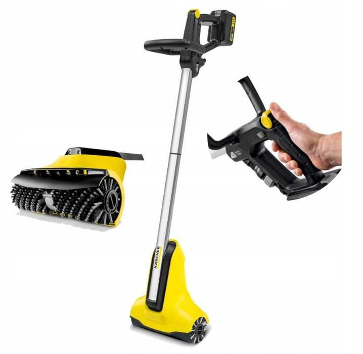 Myjka do tarasów KARCHER Patio Cleaner PLC 3-18. Akumulator. Ładowarka