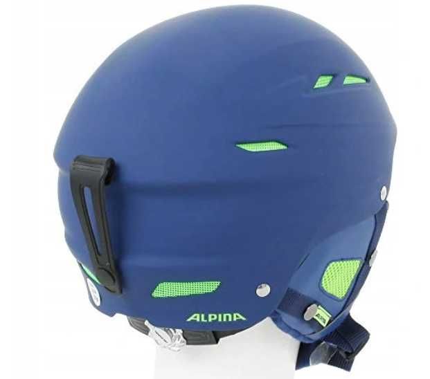 ALPINA BIOM Kask Narciarski NAVY Obwód Głowy 54-58 cm