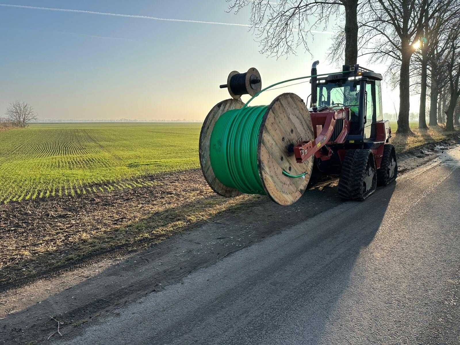 Efektywne płużenie światłowodów i kabli