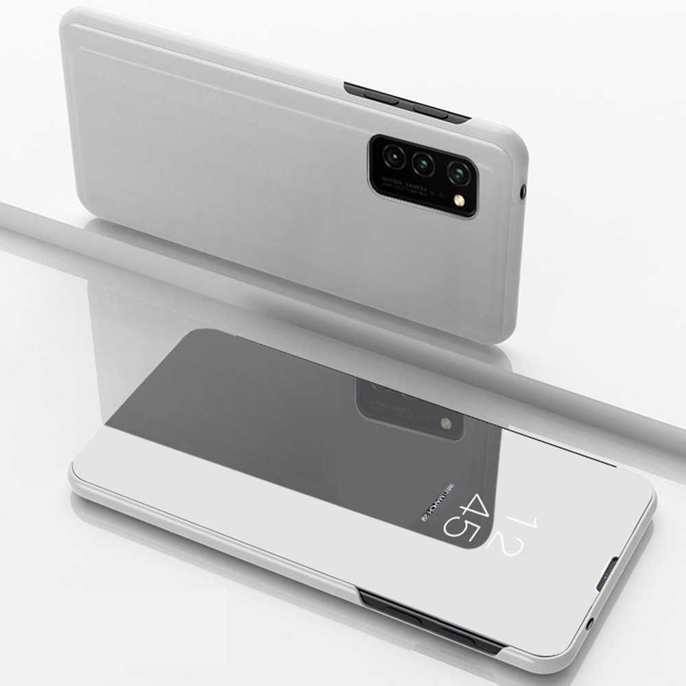 Etui z klapką Samsung Galaxy M51, - Clear View Case Silver