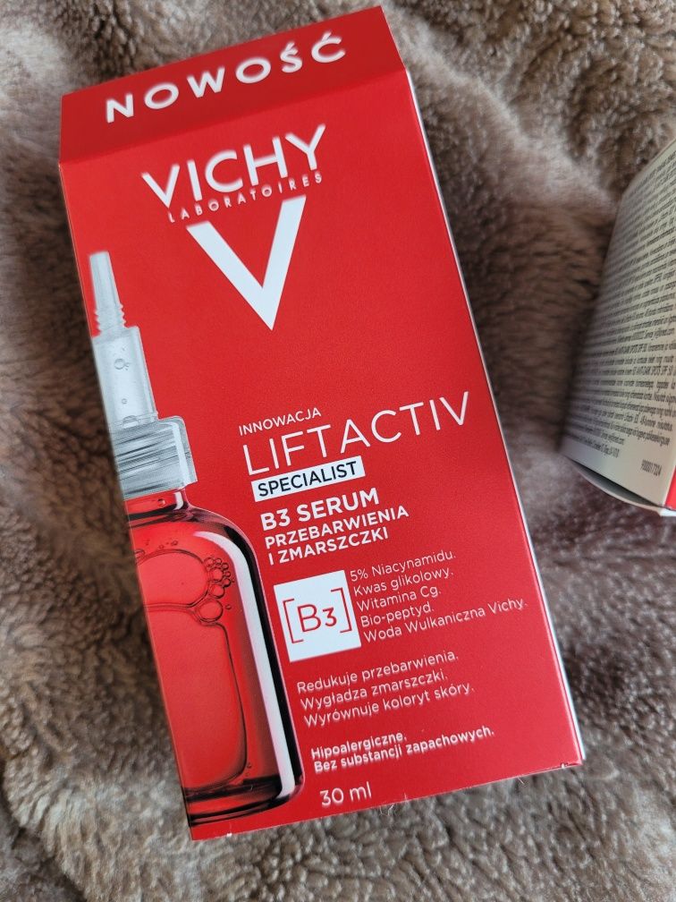 Vichy Liftactiv b3 krem i serum na przebarwienia. Nowe