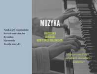 Nauka gry na pianinie/rytmika/ teoria muzyki/kształcenie słuchu