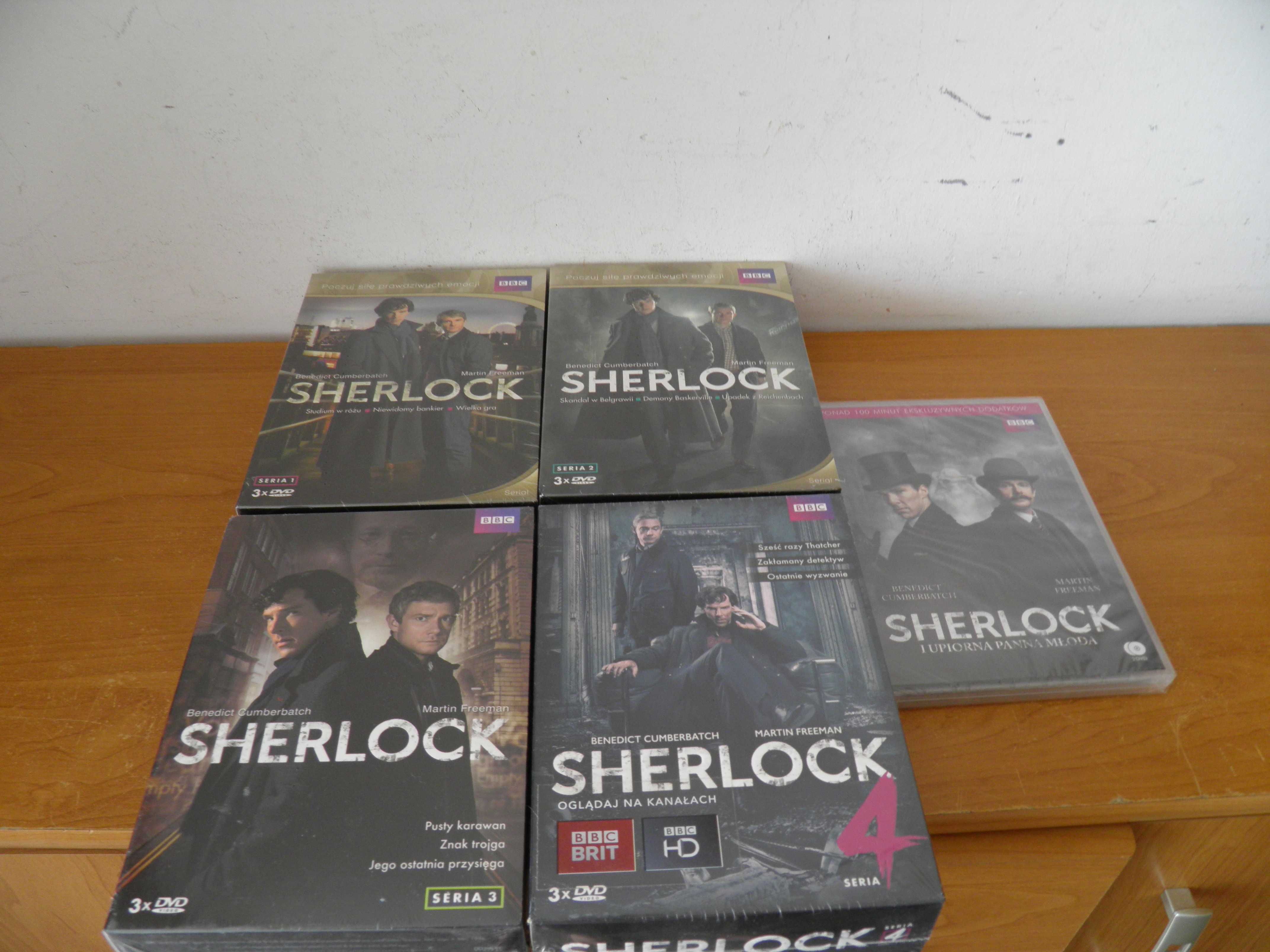Sherlock Serial 1-4 + dodatek