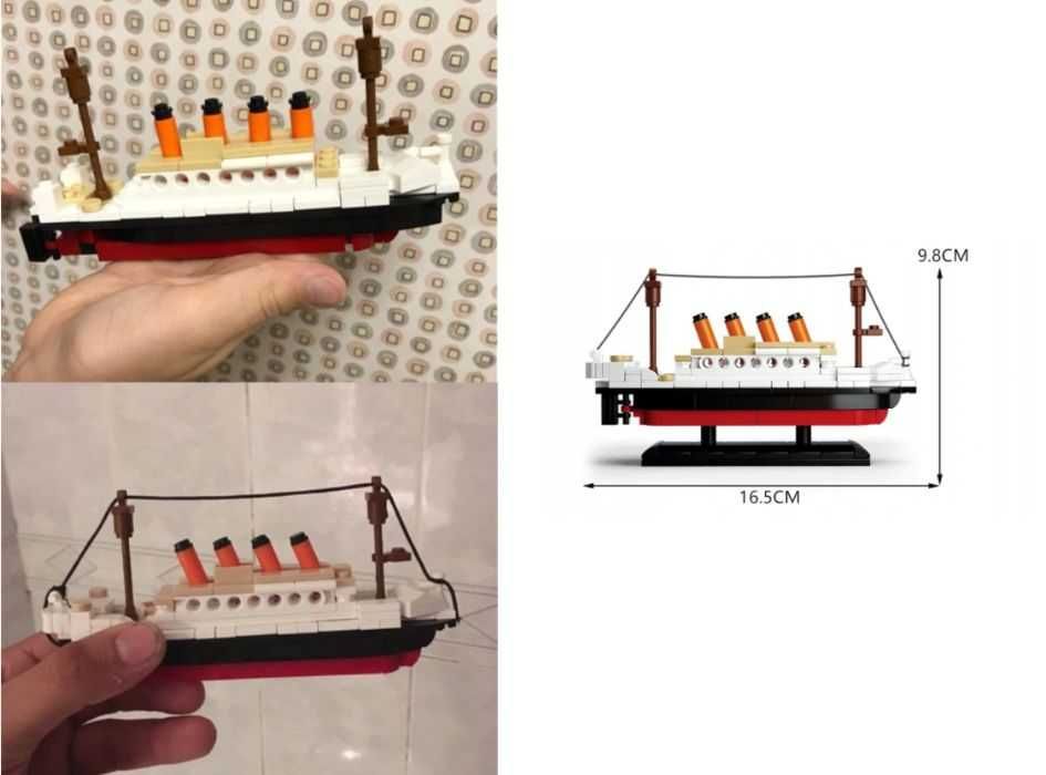 MODEL Klocki TITANIC 194 sztuk