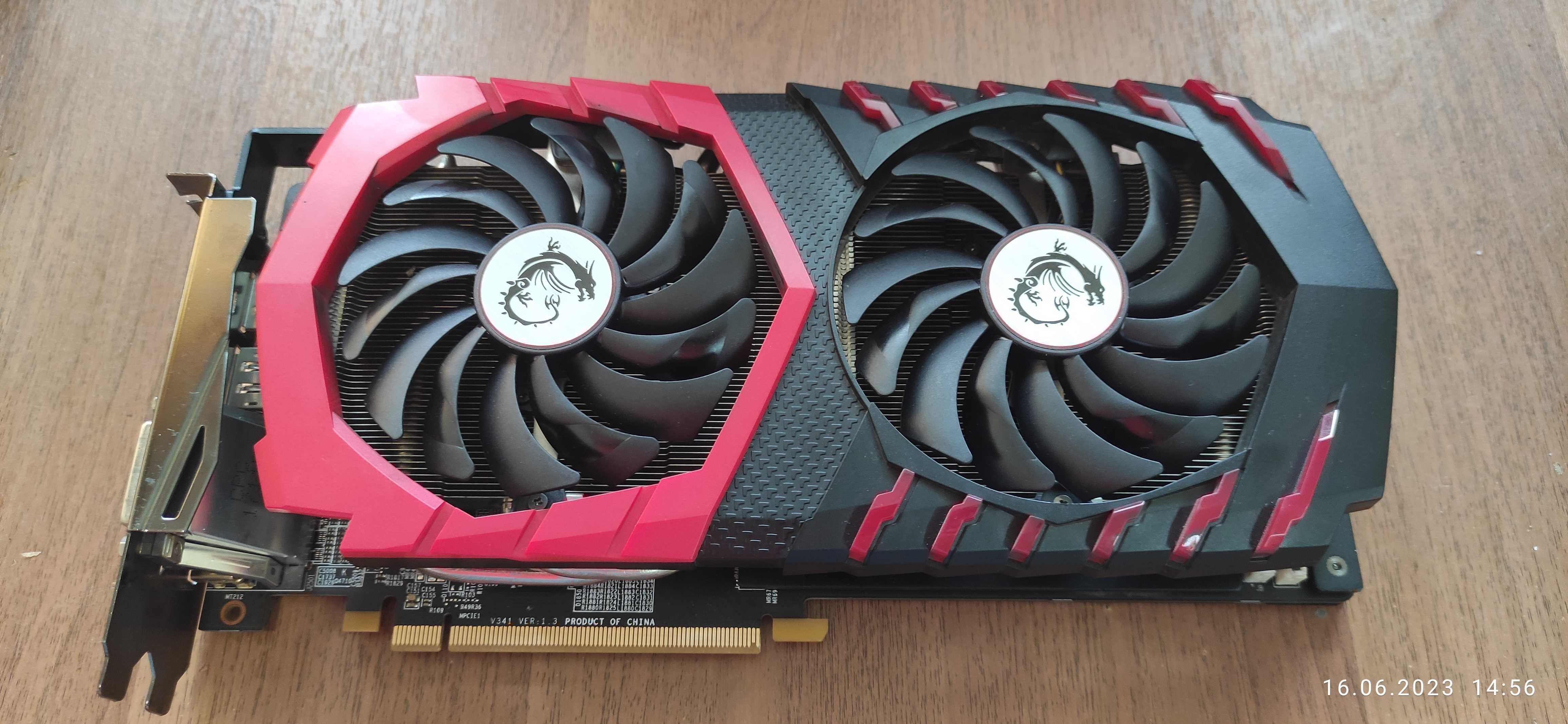 Видеокарта MSI Radeon RX 580 gaming 8 gb