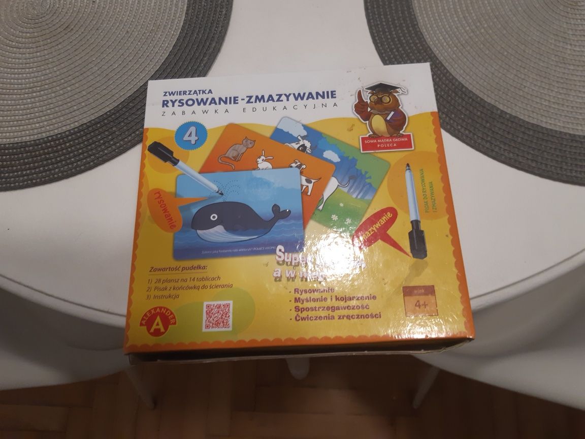Dwa komplety puzli , usuwanie zmazywanie, gra układanie par puzle ksie