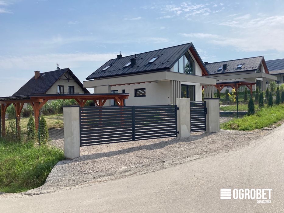 KOMPLETNE OGRODZENIE panelowe 3D 153cm fi4