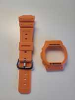 Zegarek Casio G-Shock DW-5600 bezel I pasek pomarańczowy