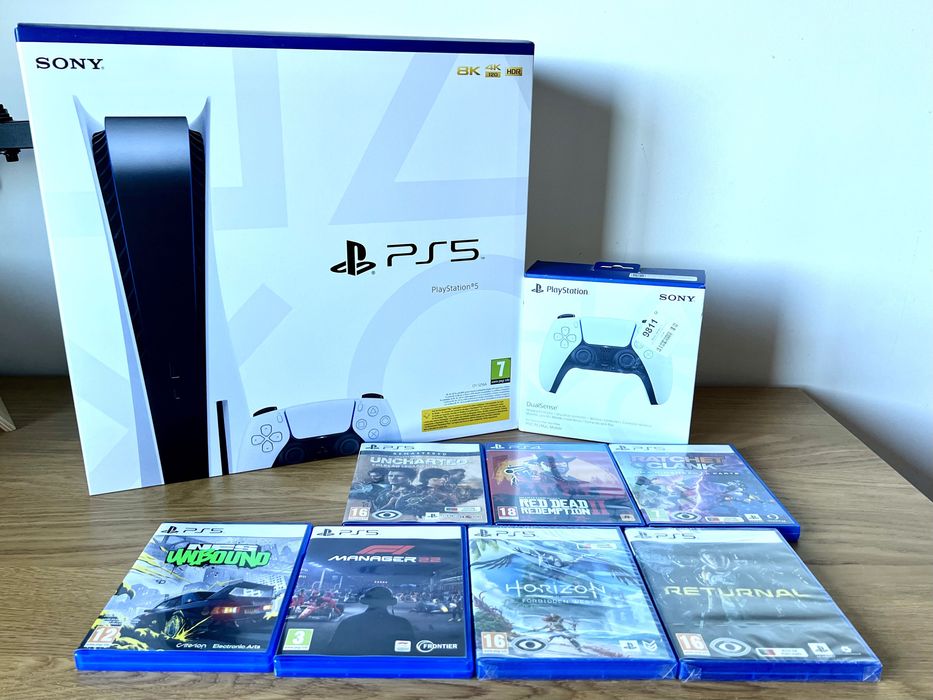 Playstation 5 Standard + Jogo à escolha + comando dualsense PS5