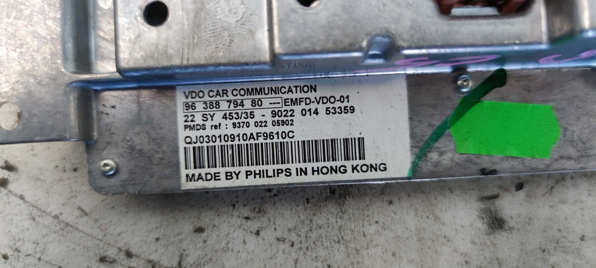 Citroen C5 II Wyświetlacz Monitor Ekran Nawigacji