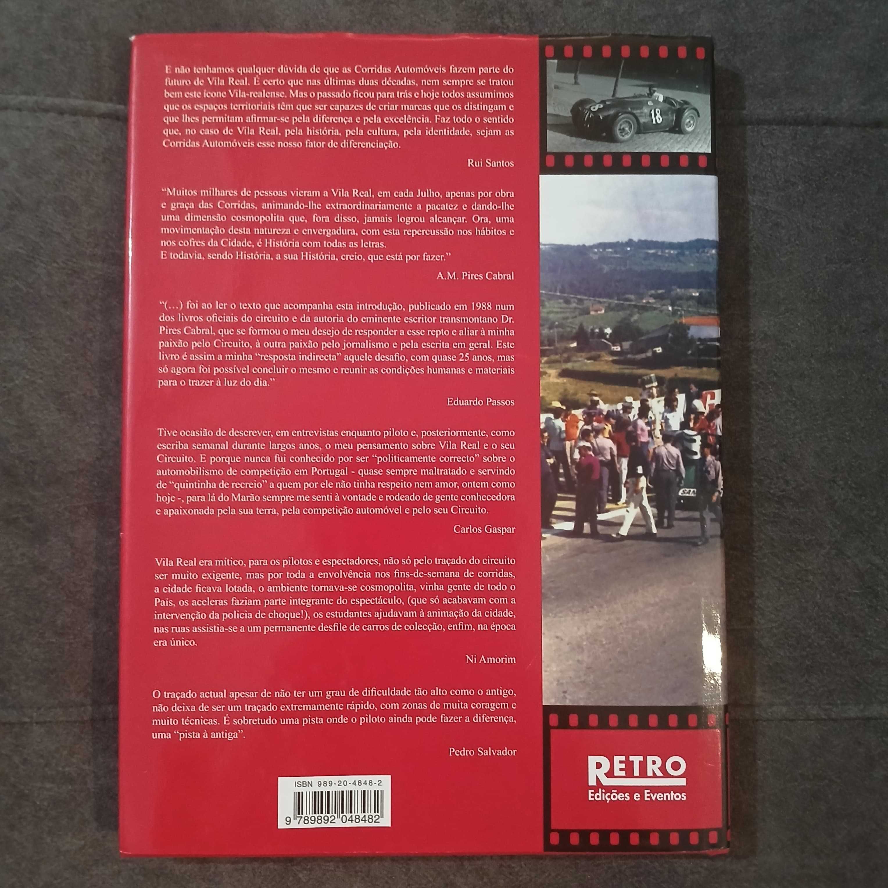 Livro - Circuito de Vila Real , Velocidade na Cidade de Eduardo Passos
