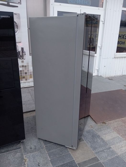 Холодильник Sharp Side-by-side ЧЁРНОЕ СТЕКЛО из Германии Гарантия