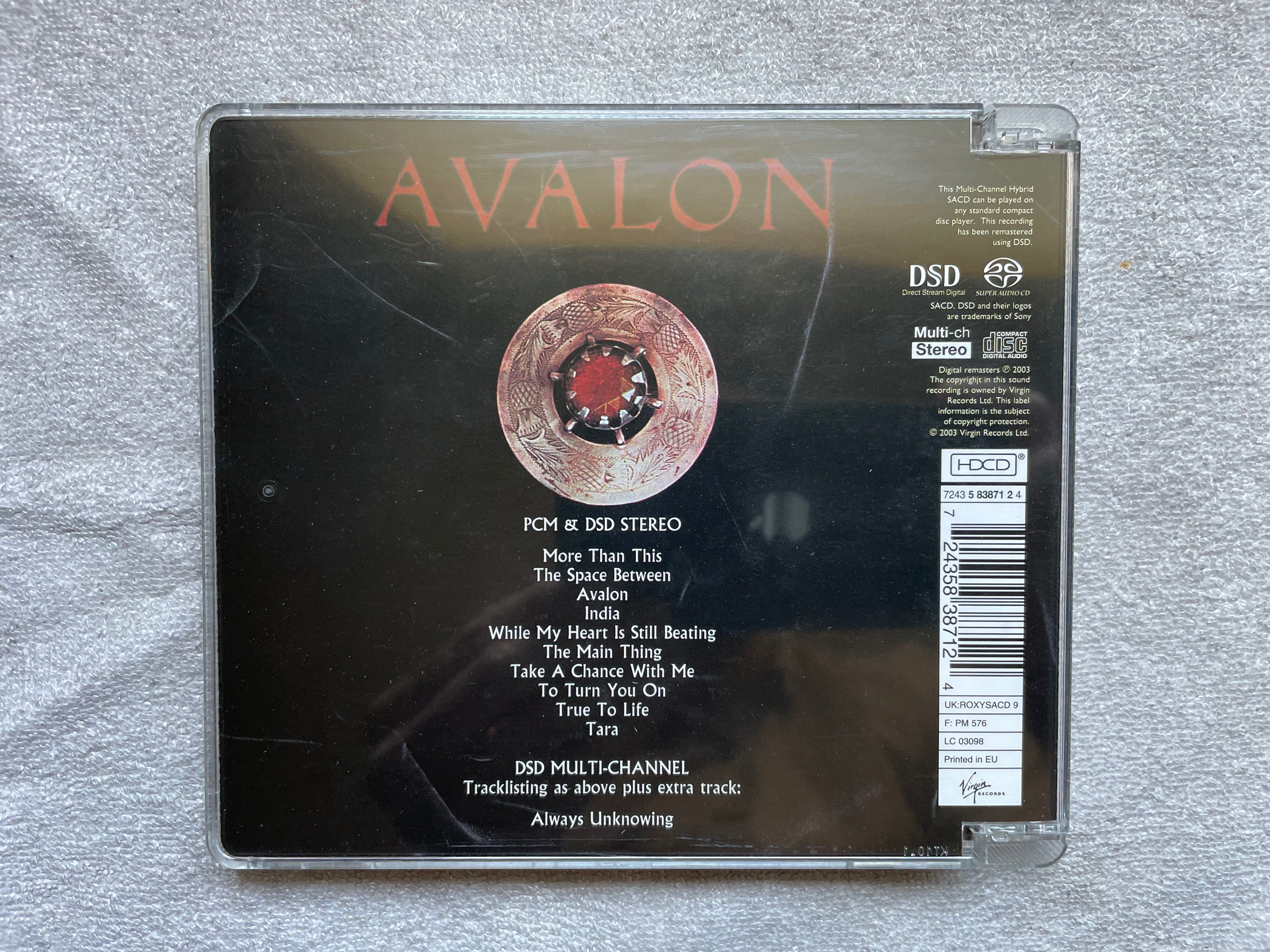 SACD Roxy Music - Avalon