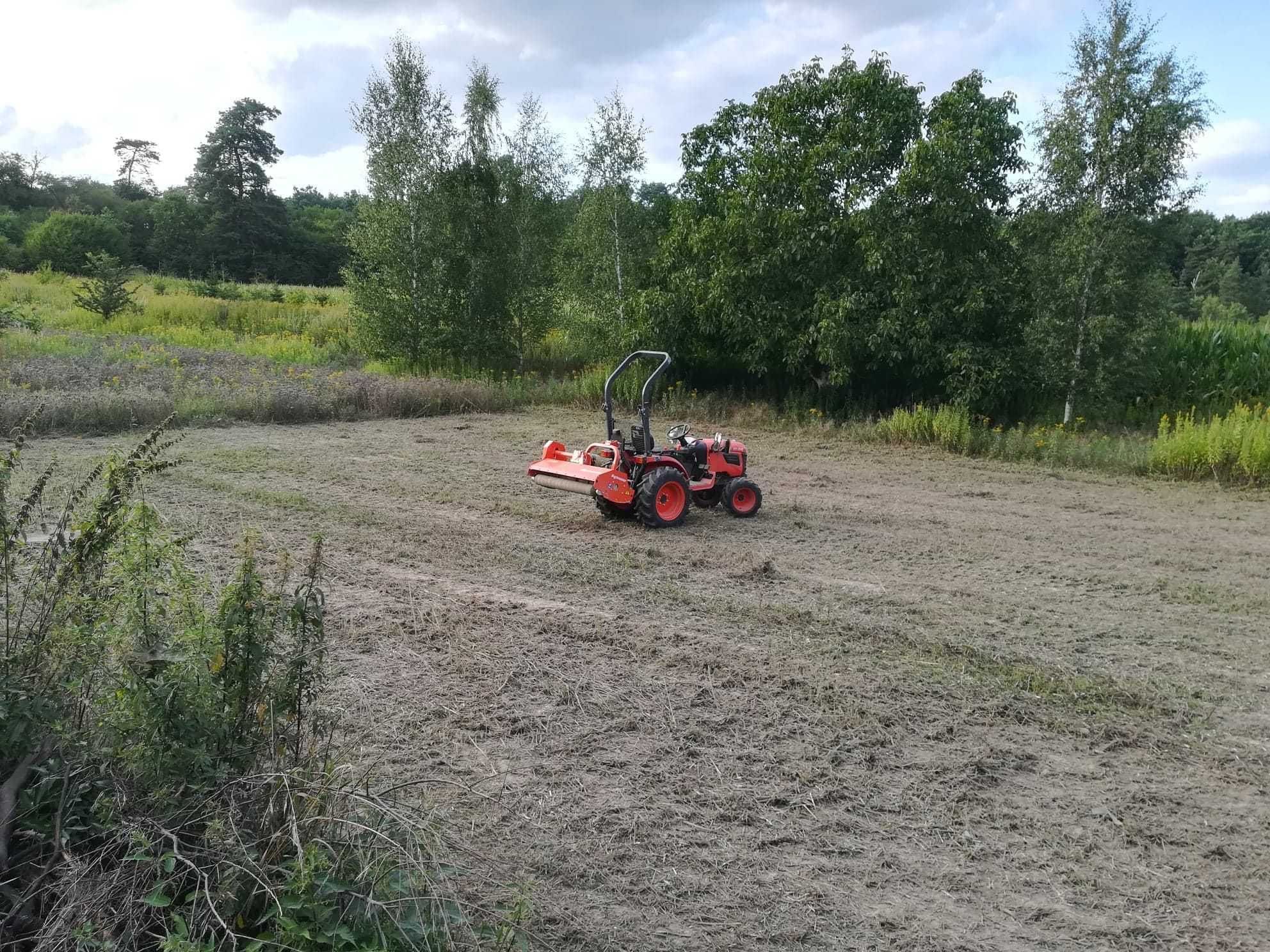 Usługi glebogryzarką separacyjną Płock, koszenie nieużytków