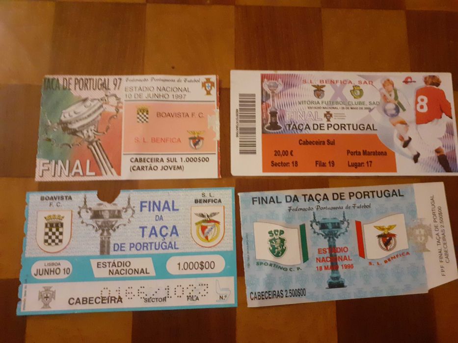 Bilhetes Finais Taça Portugal  Div