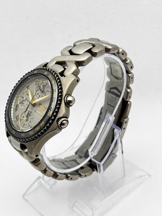 Seiko Titanium 1/100 Chronograph vintage 1994r